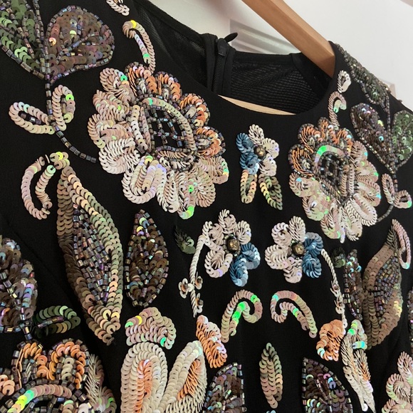 Needle & Thread Embroidered Cocktail Dress - Picture 5 of 11